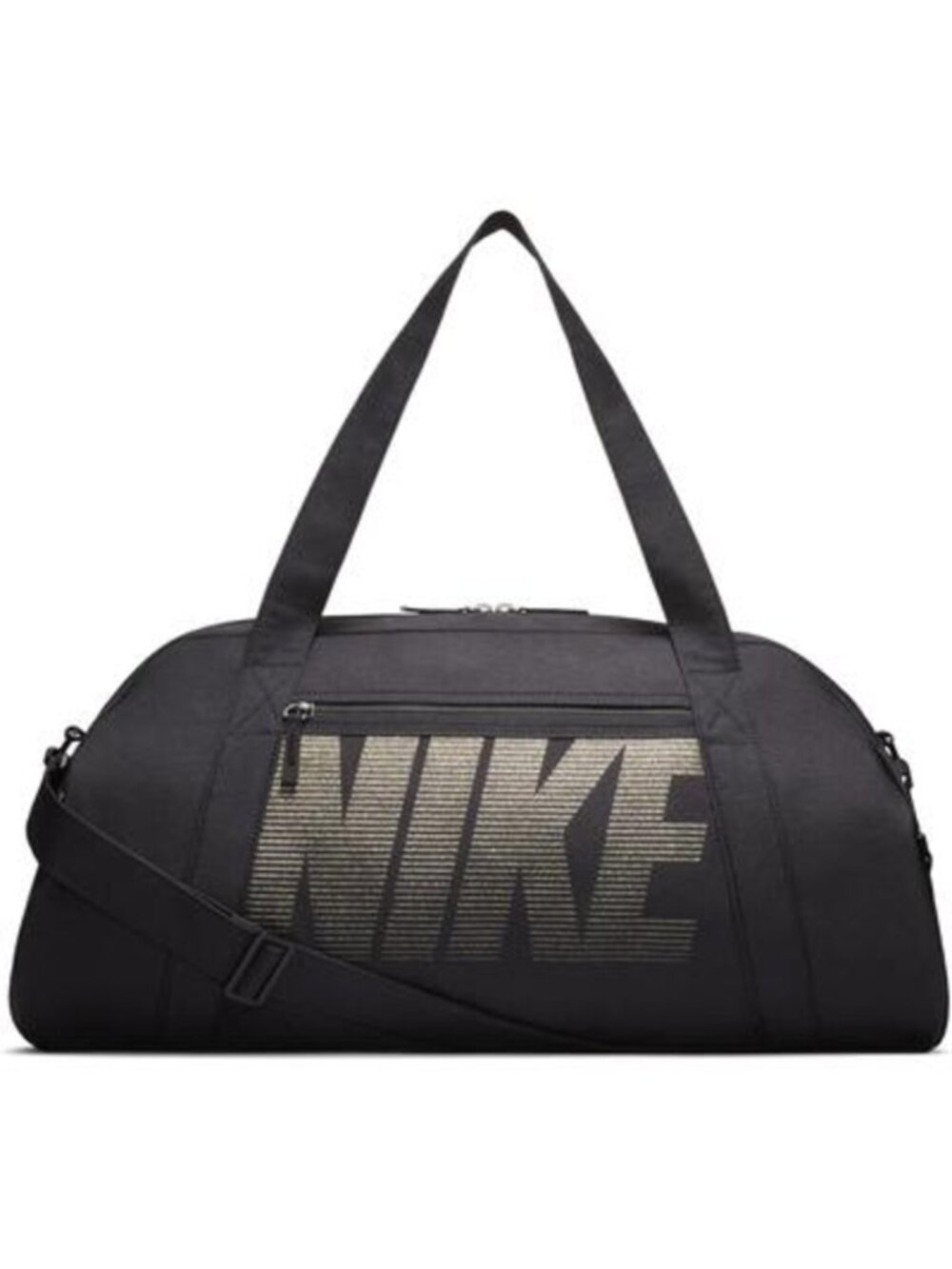 Nike Black Travel Duffle Bag Black / Gold